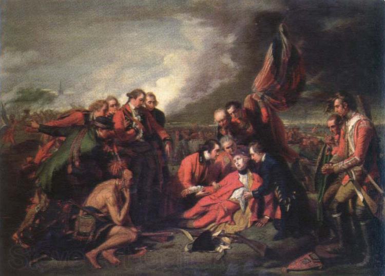 Benjamin West the death of general wolfe Spain oil painting art